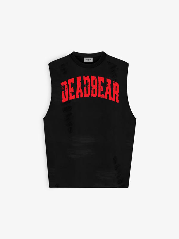 Deadbear — Distressed Black Tank