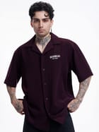 Bowling Shirt Deep Plum view 3