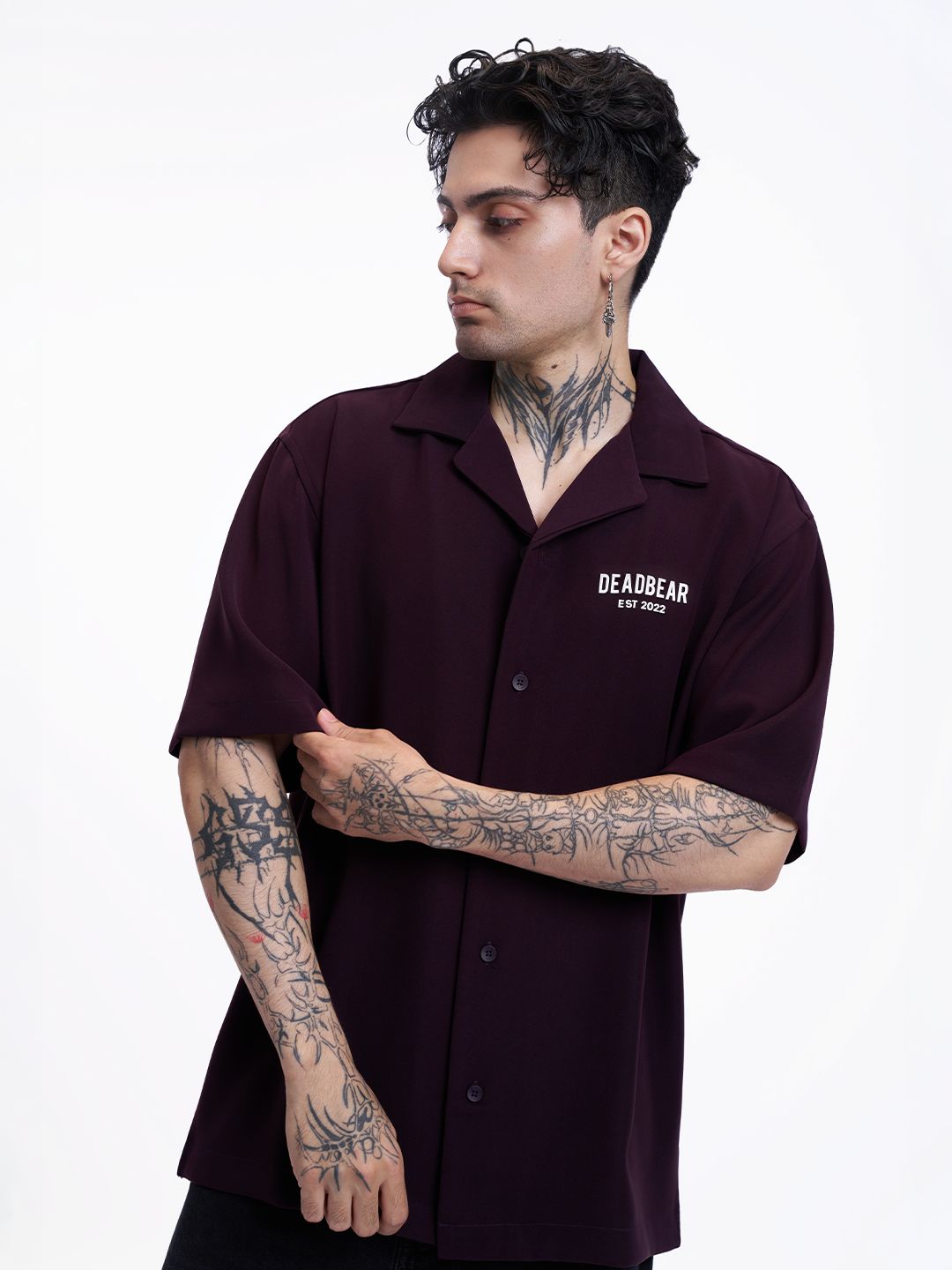 Bowling Shirt Deep Plum - image 6