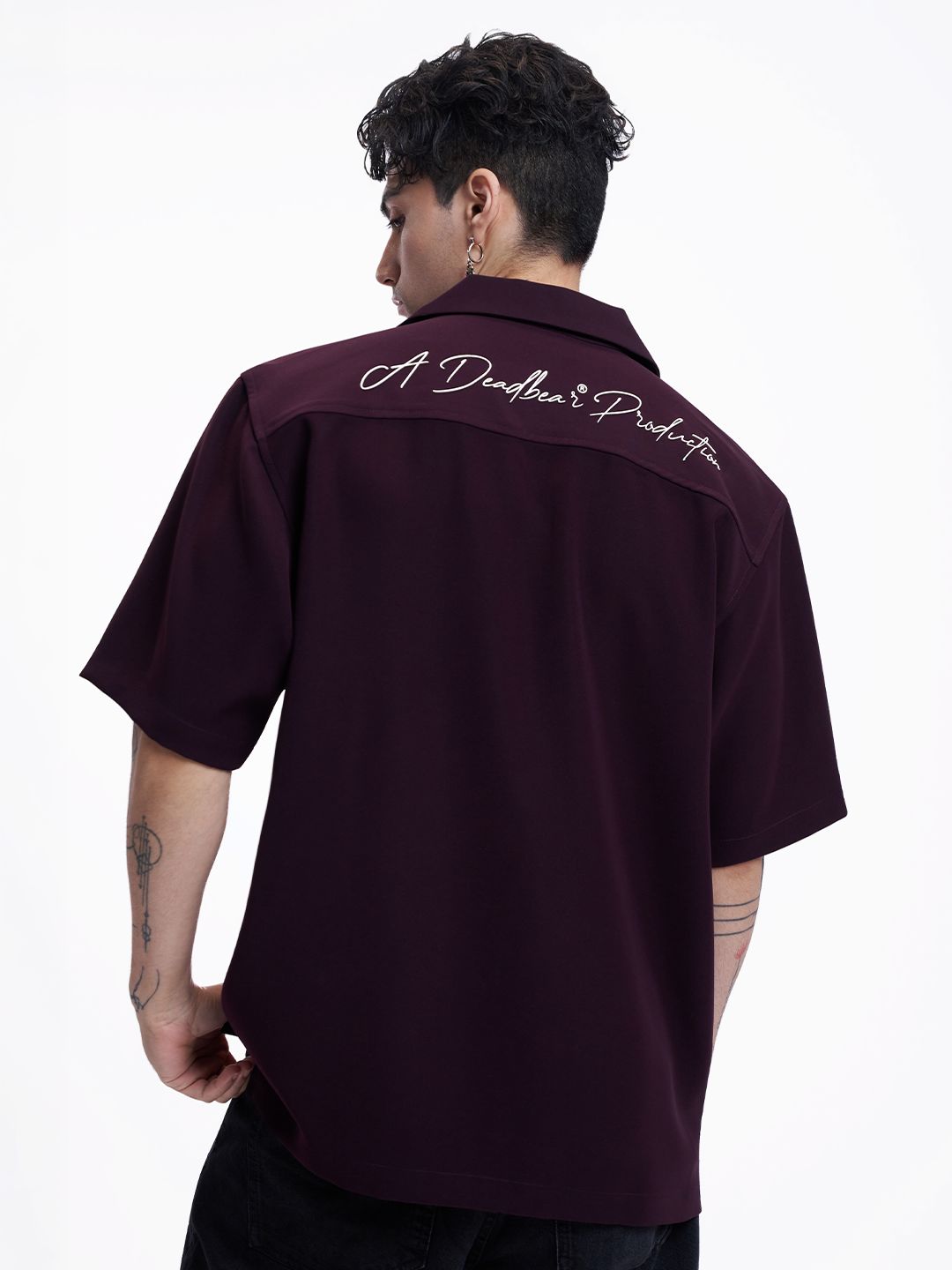 Bowling Shirt Deep Plum - image 8