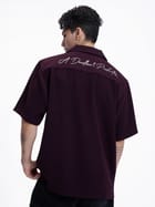Bowling Shirt Deep Plum view 8