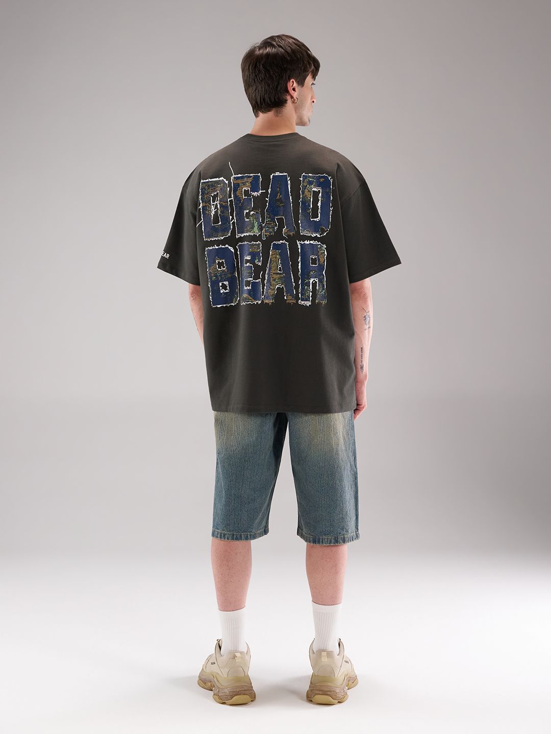 Fake Denim Tee Grey - image 3