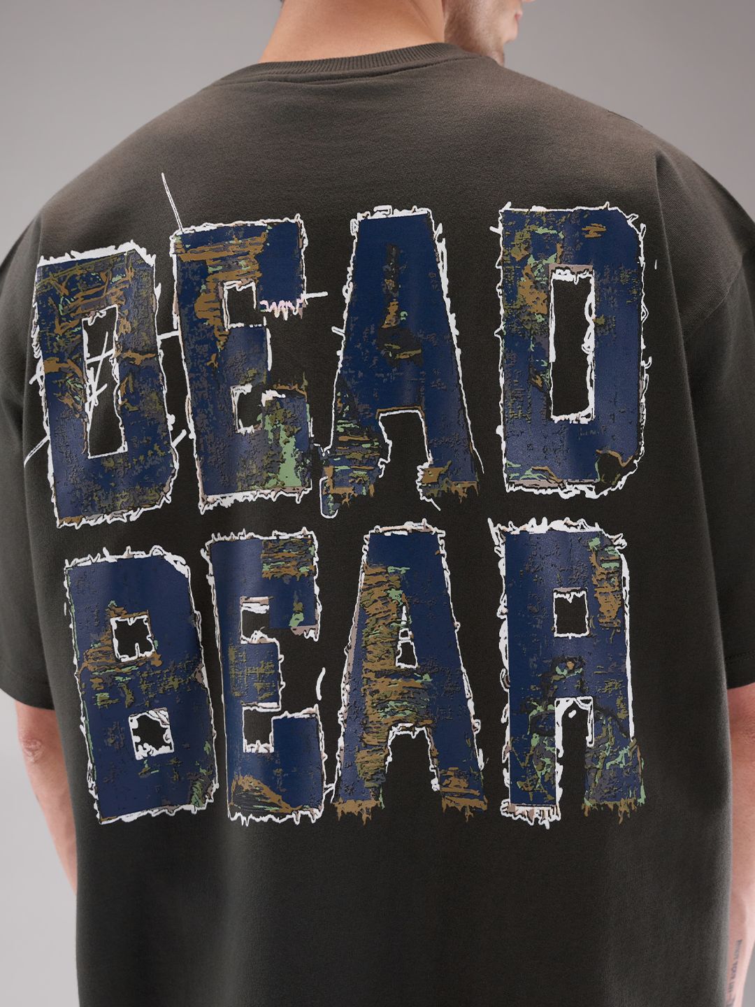 Fake Denim Tee Grey - image 7