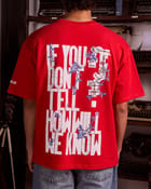 Confessions Tee Red view 5