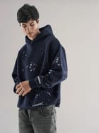 Grumpy Bear Hoodie Navy view 5