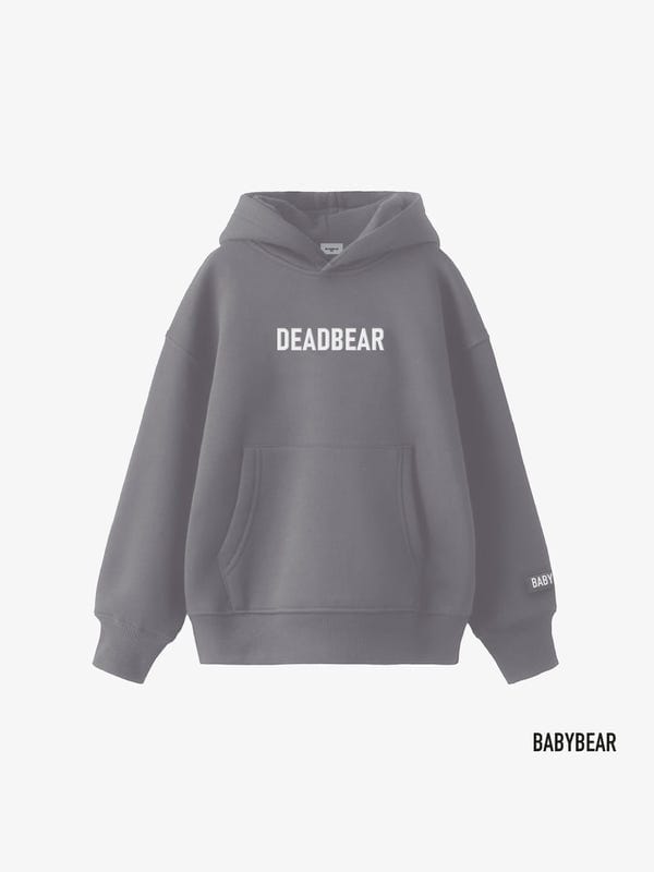 Deadbear — Babybear Grey Hoodie - for kids