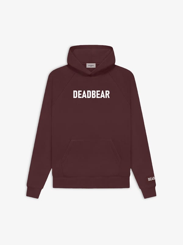 Deadbear — Basic Wine Hoodie