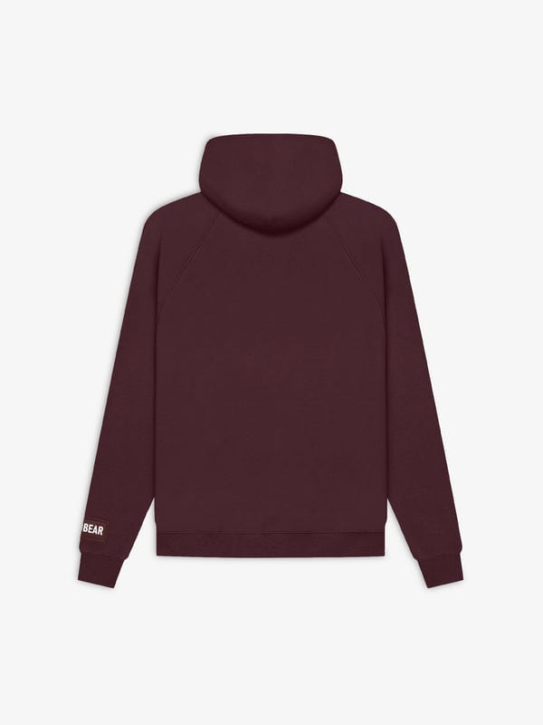 Deadbear — Basic Wine Hoodie