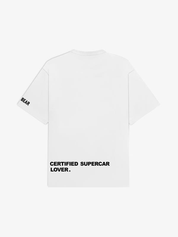 Deadbear — SUPERCAR LOVER TEE CREAM WHITE
