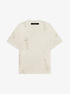 Distressed Cream White Tee view 2