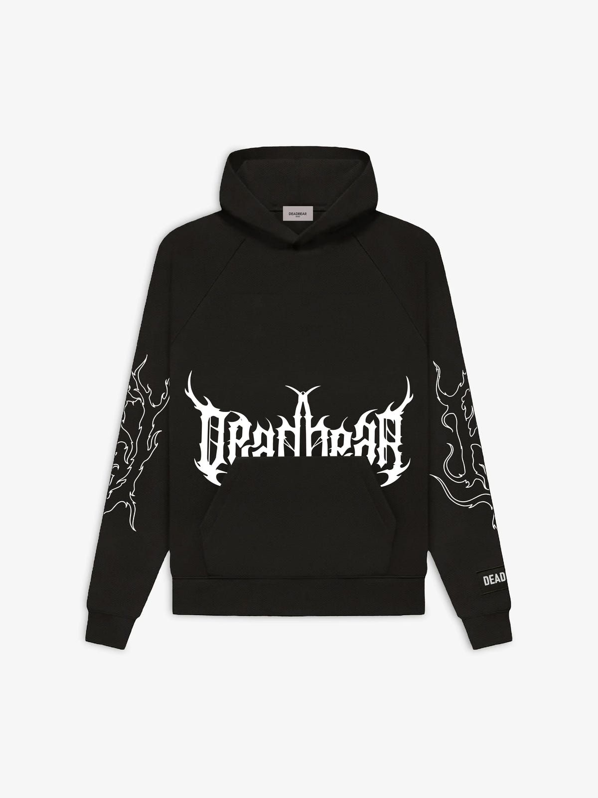 Flames Hoodie Black - image 1