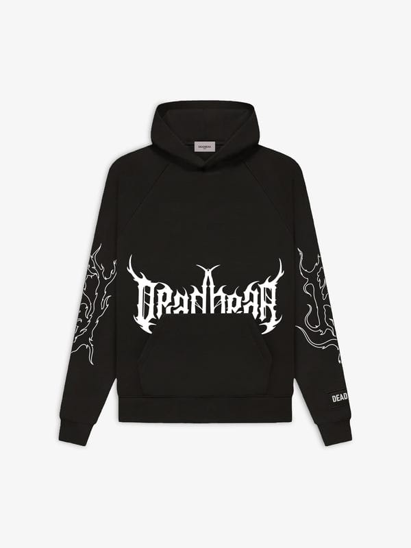Deadbear — Flames Hoodie Black