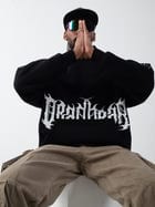 Flames Hoodie Black view 3