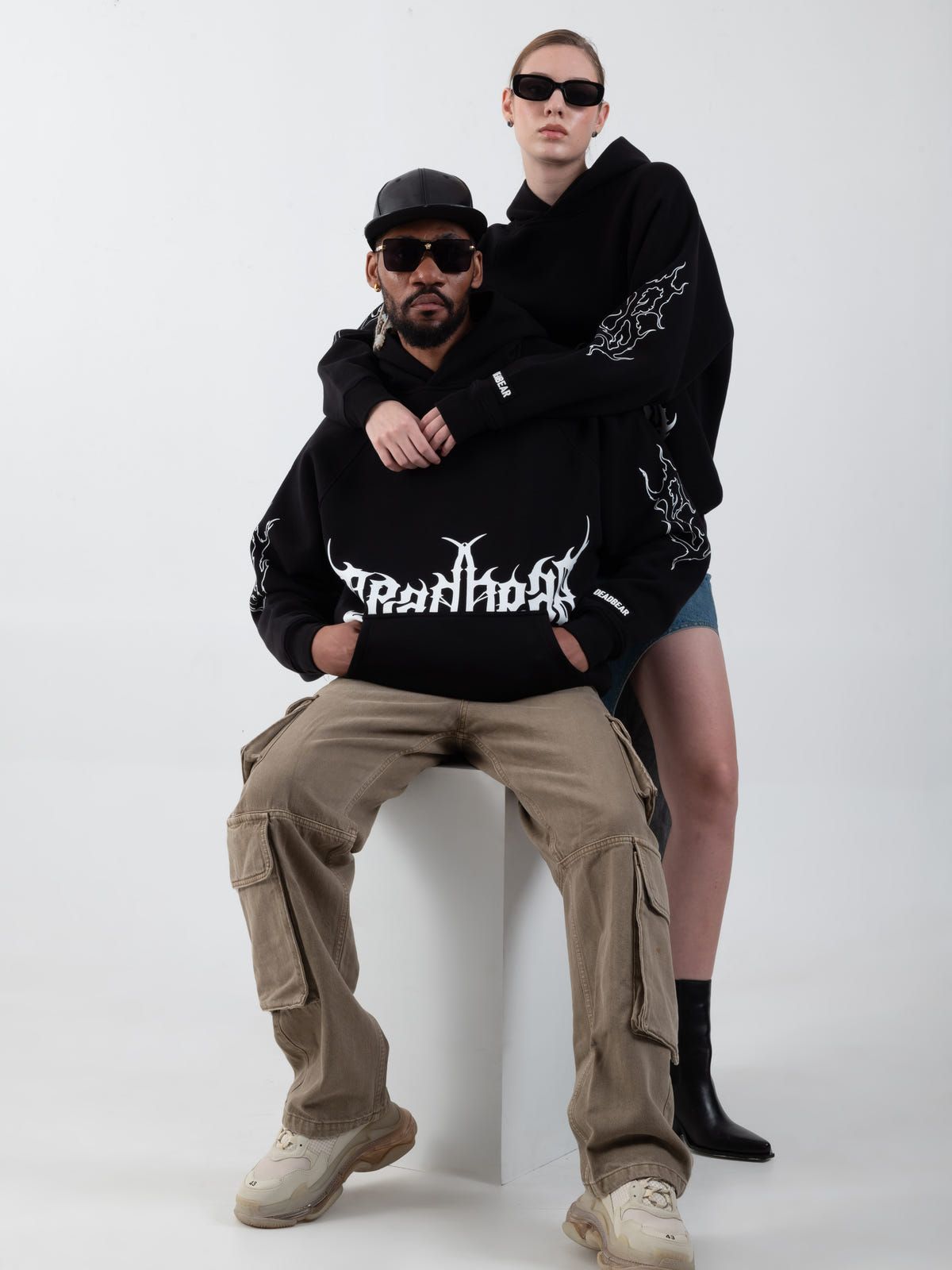 Flames Hoodie Black - image 5