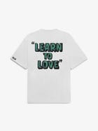 Learn To Love Cream White Tee view 2