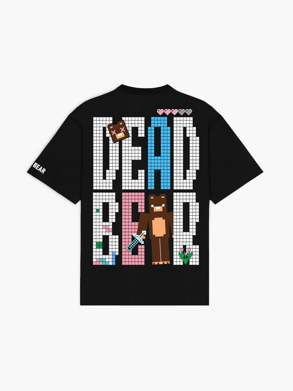 Deadbear — Pixel Tee Black