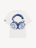 The Headphone Tee Cream White view 1