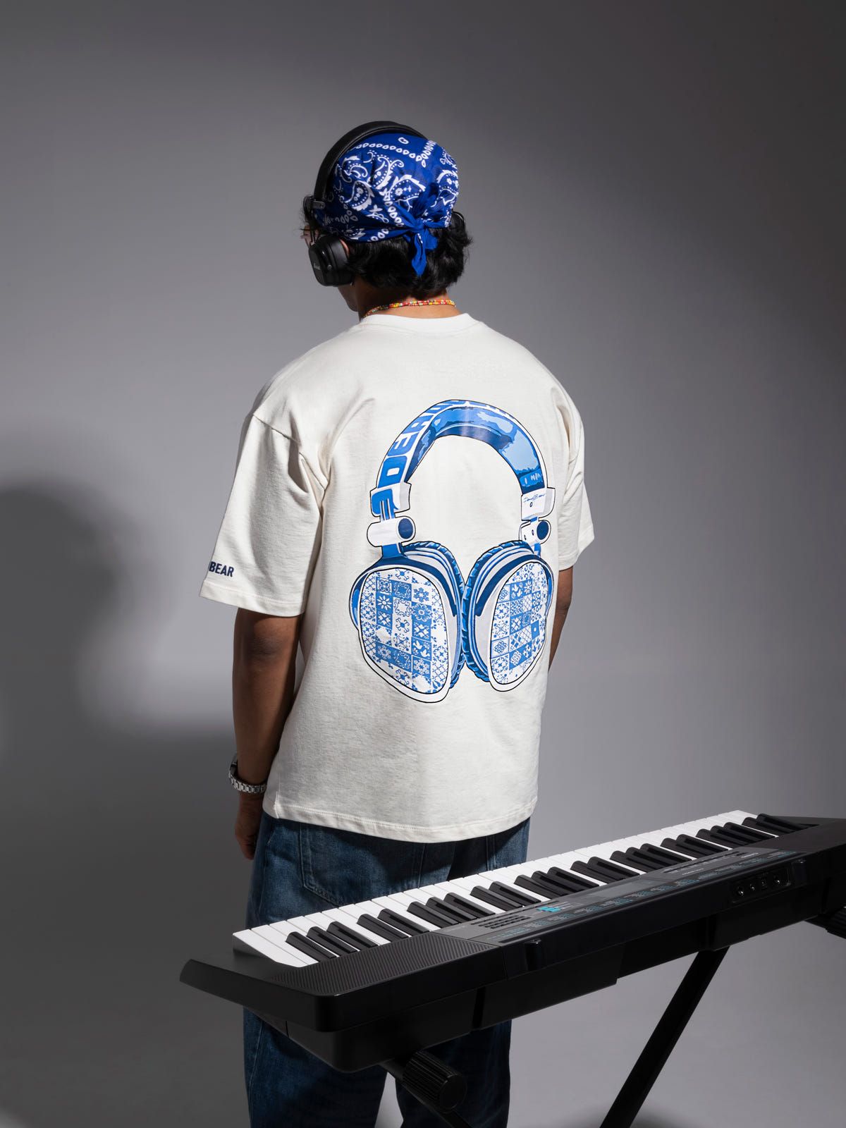 The Headphone Tee Cream White - image 3
