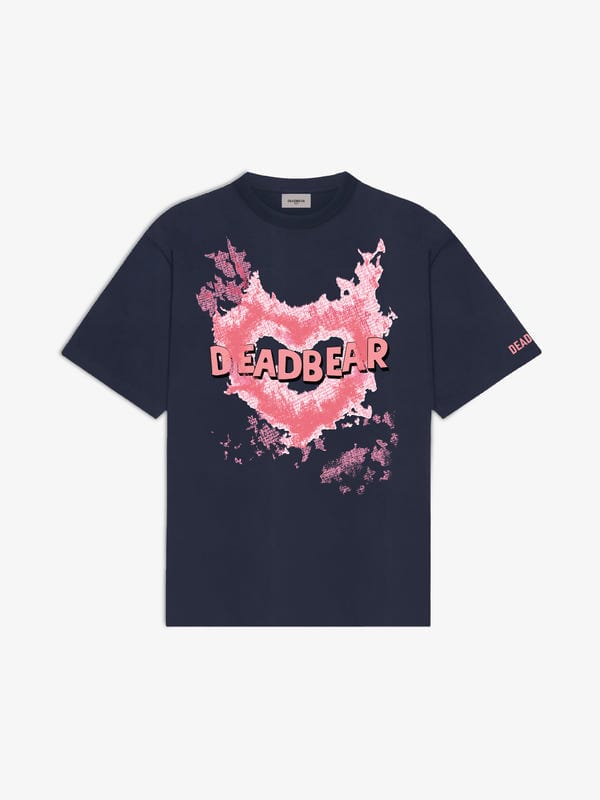 Deadbear — The Heart Tee Navy Blue