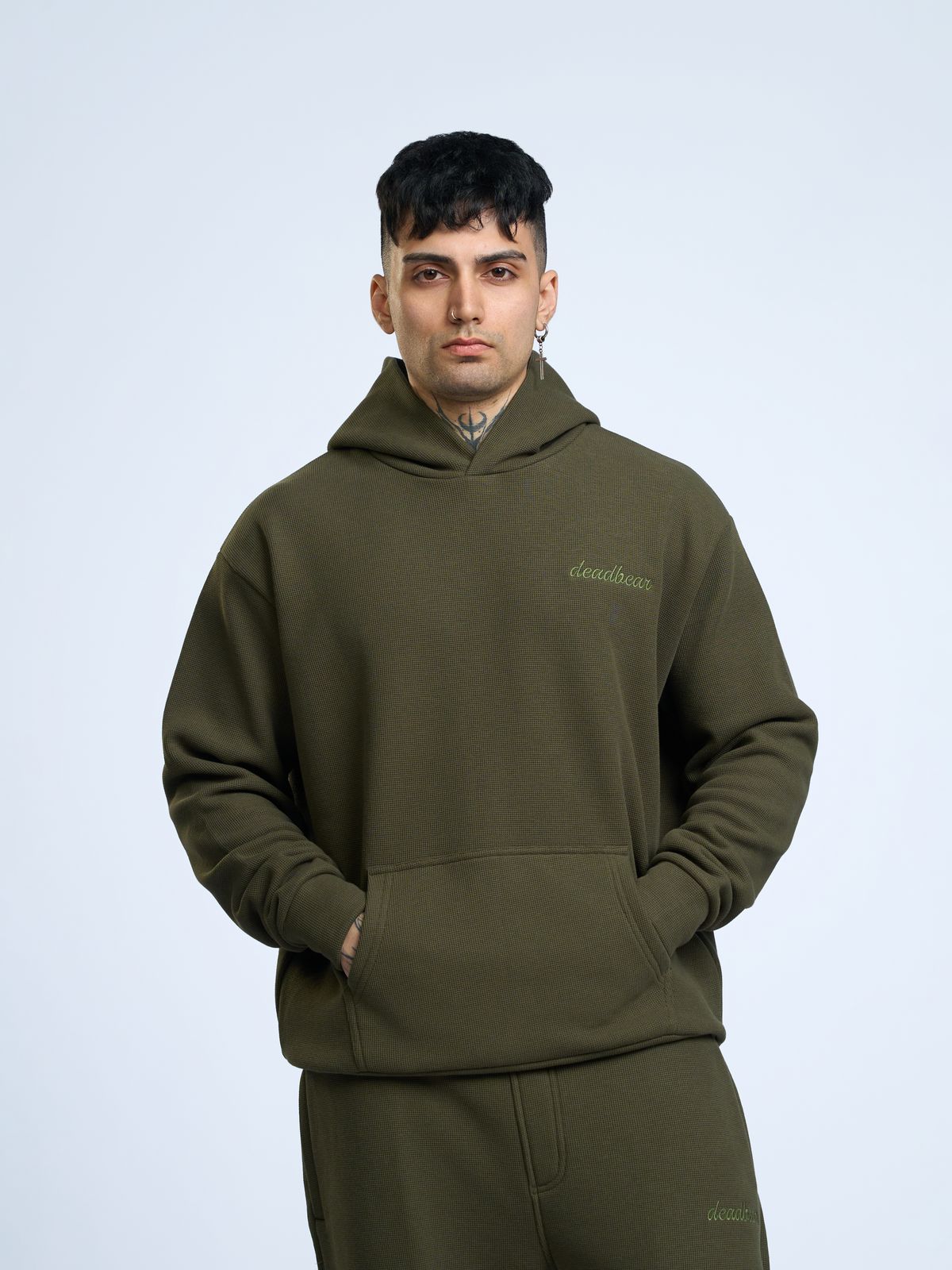 Co-ord Hoodie Olive - image 11