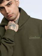 Co-ord Hoodie Olive view 3