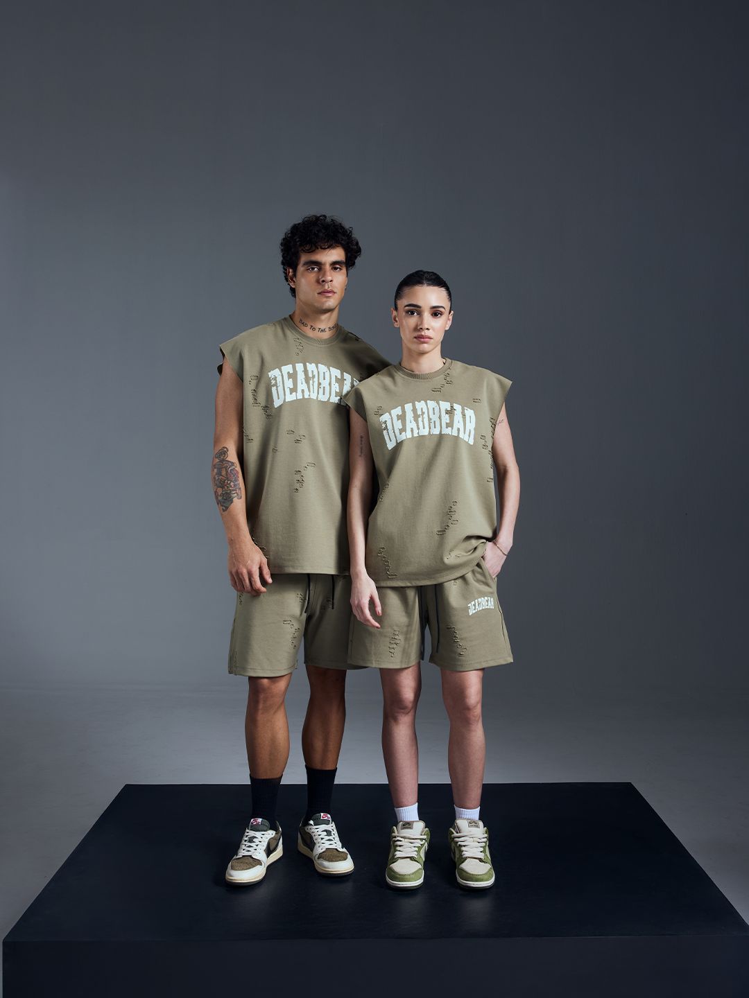 Distressed Olive Tank - image 4
