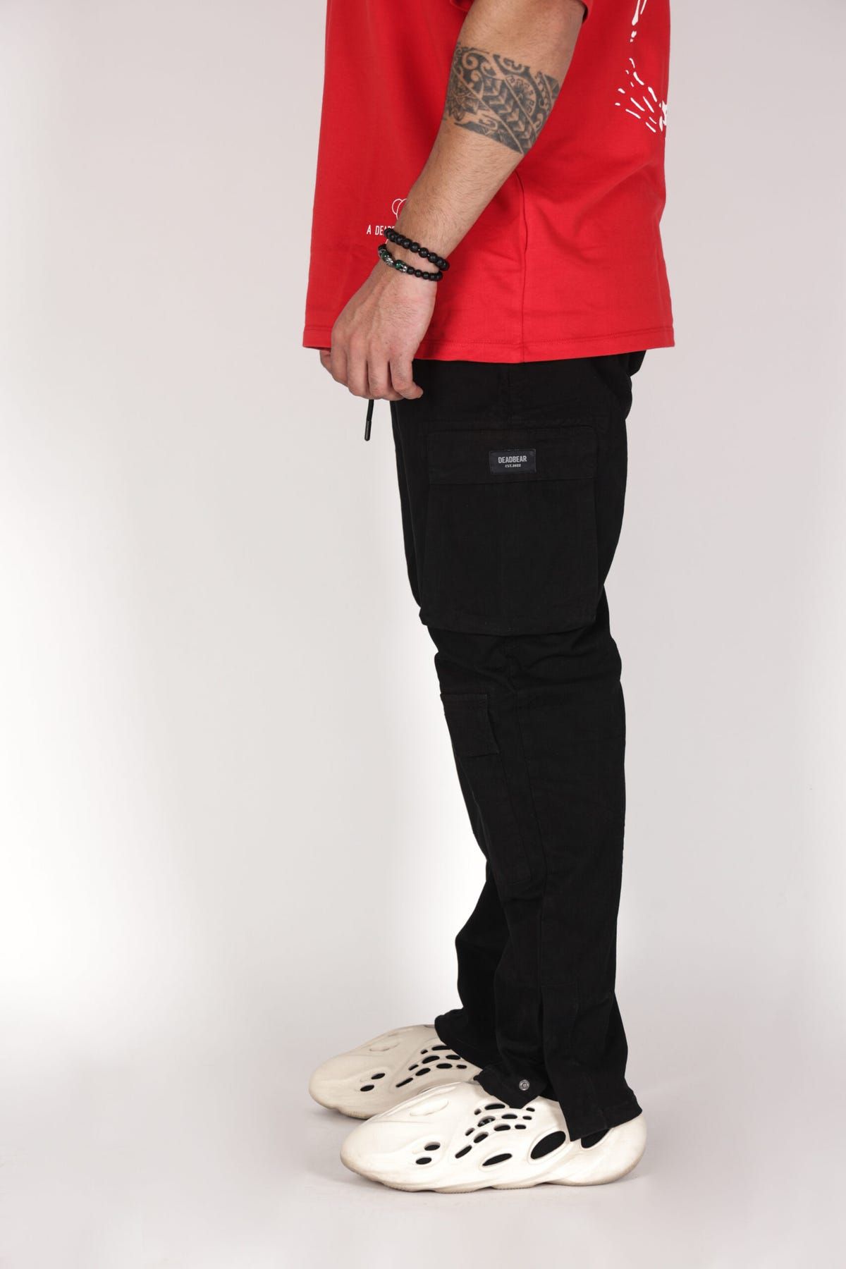 Washed Black Cargo Pants - image 2