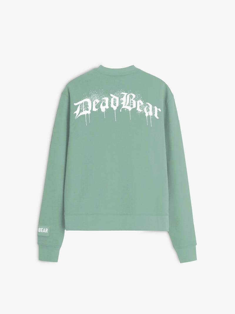 Drip Sweatshirt Mint Green