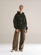 Grumpy Bear Hoodie Olive view 11