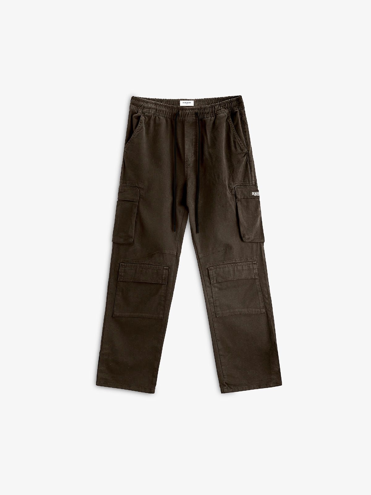 Washed Brown Cargo Pants - image 1