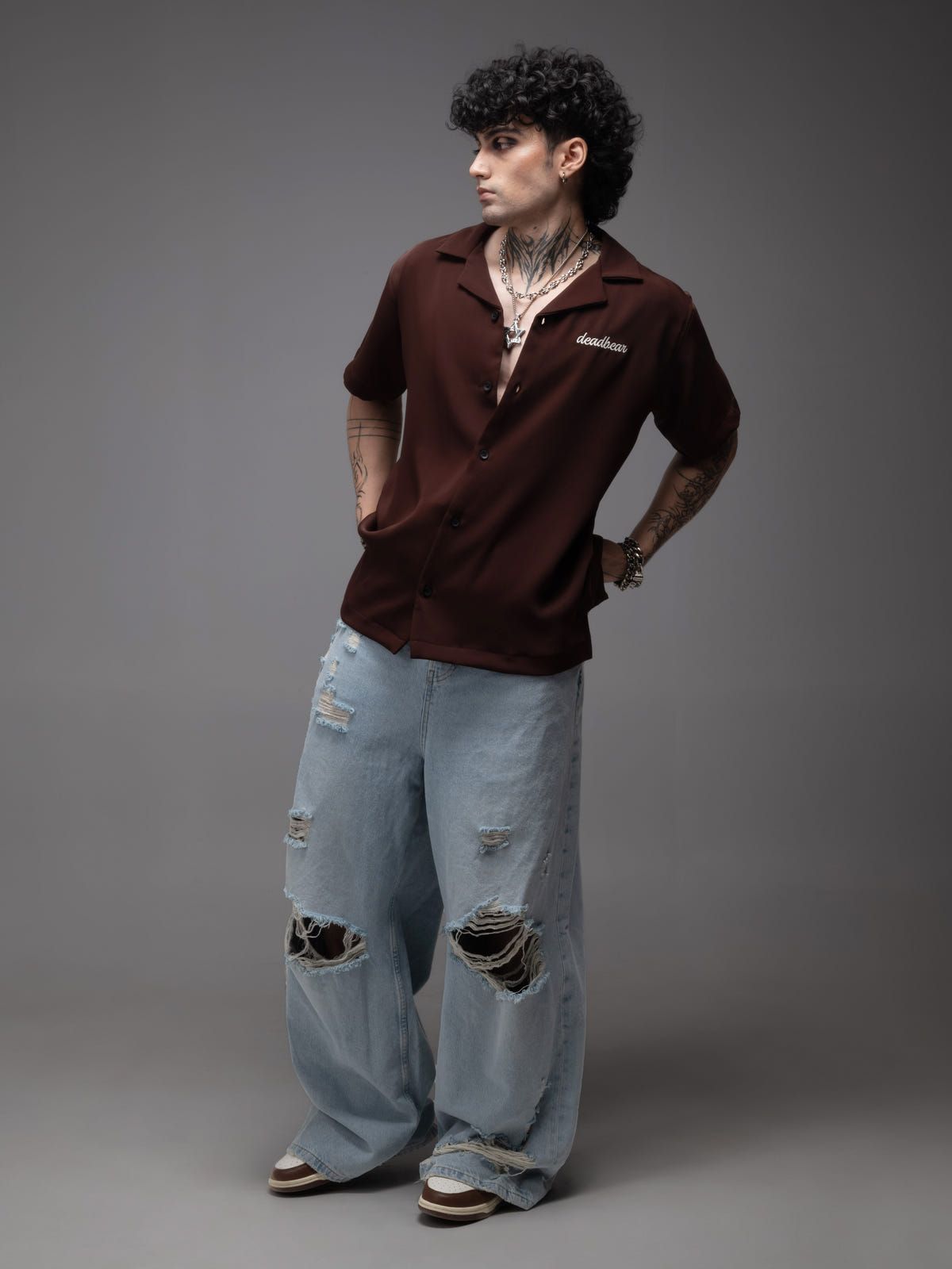 Bowling Shirt Brown - image 7