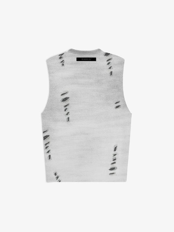 Deadbear — Distressed Washed Grey Tank