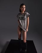 Distressed Washed Grey Tank view 10
