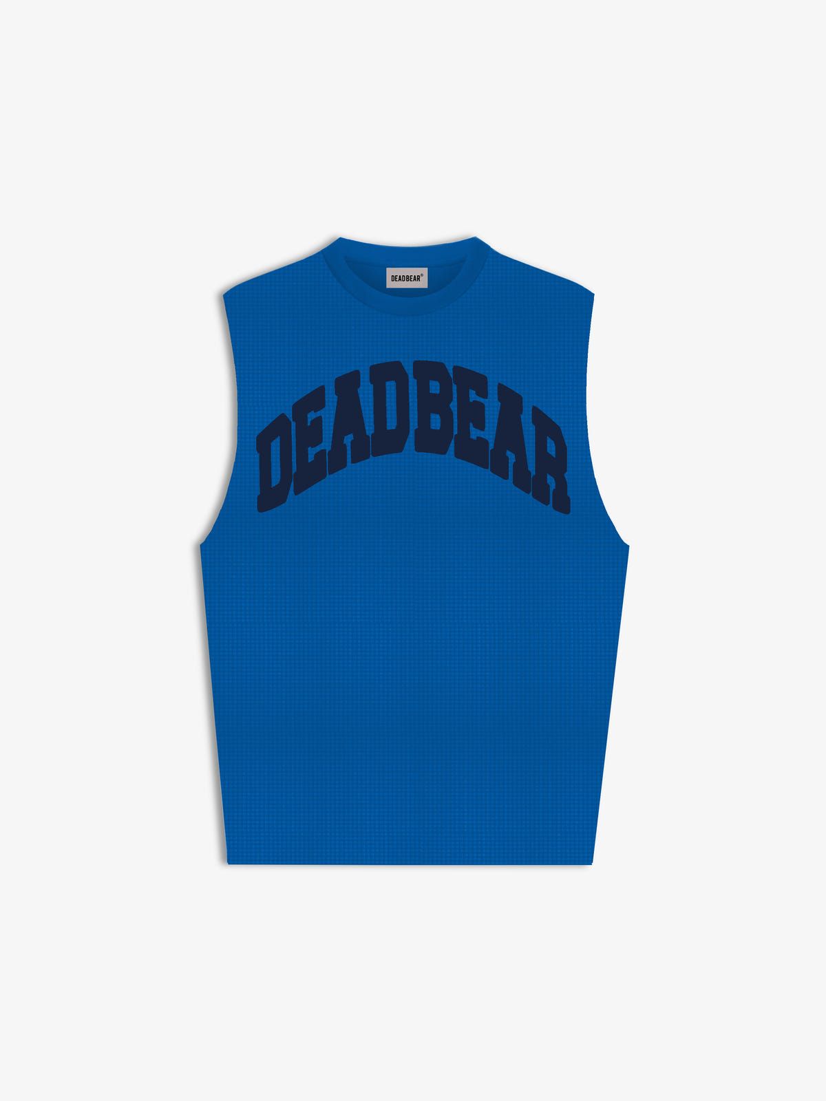 Waffle Tank Royal Blue - image 1
