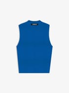 Waffle Tank Royal Blue view 2
