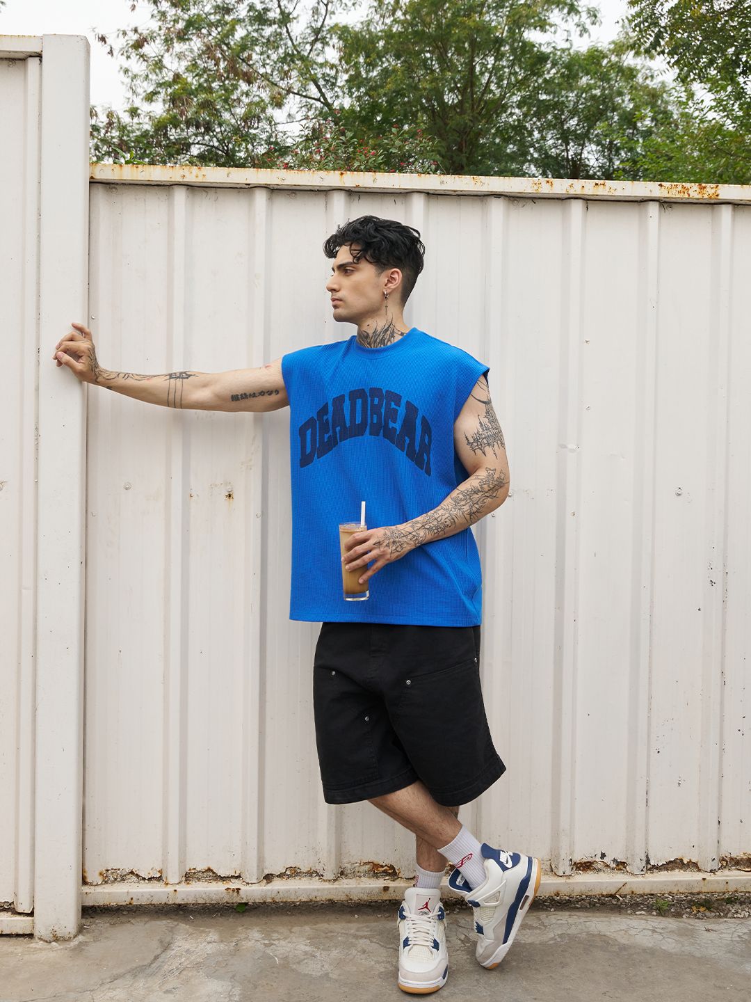Waffle Tank Royal Blue - image 4