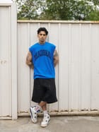 Waffle Tank Royal Blue view 8
