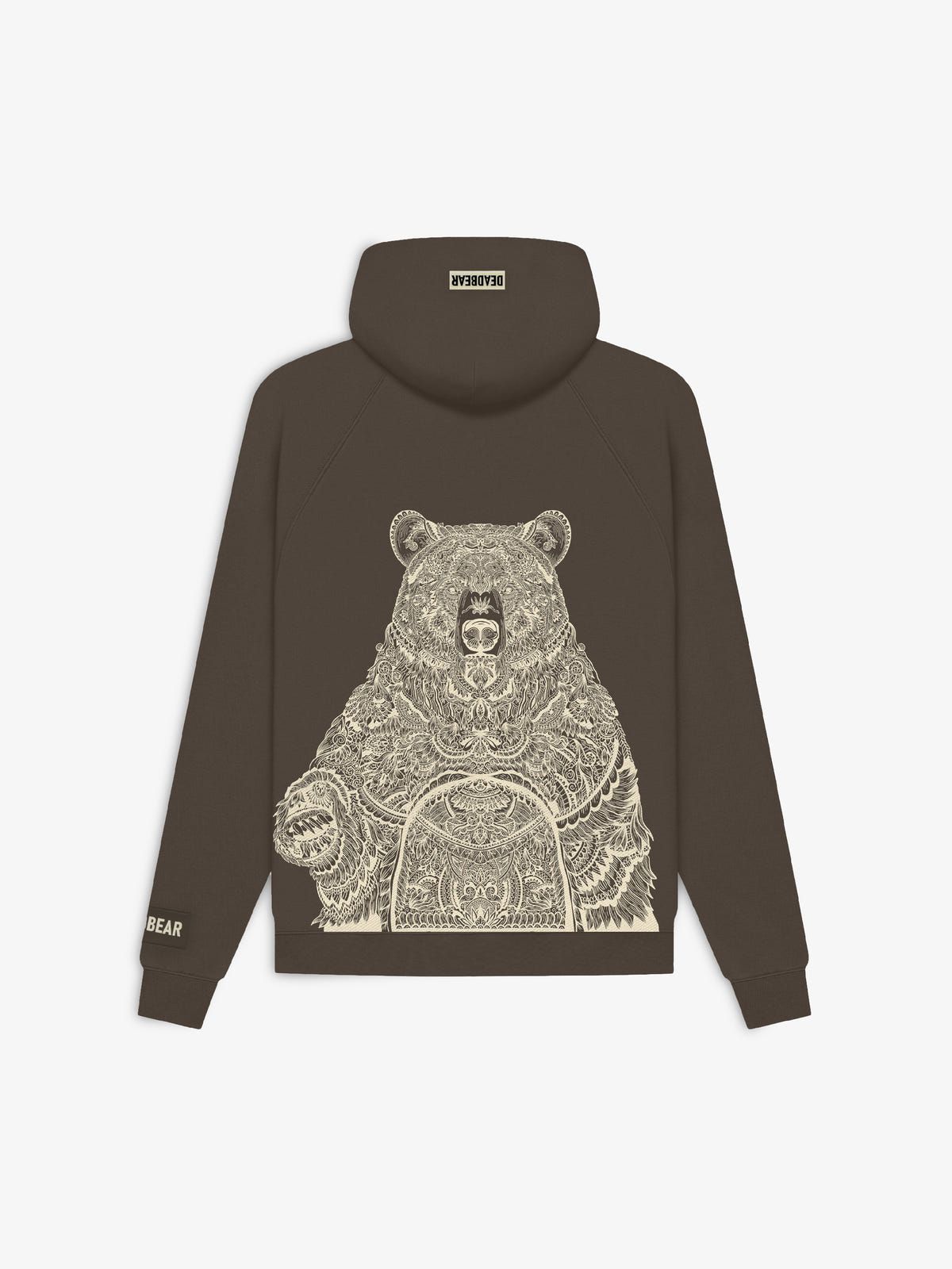 Mandala Hoodie Brown - image 1