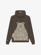 Mandala Hoodie Brown view 1