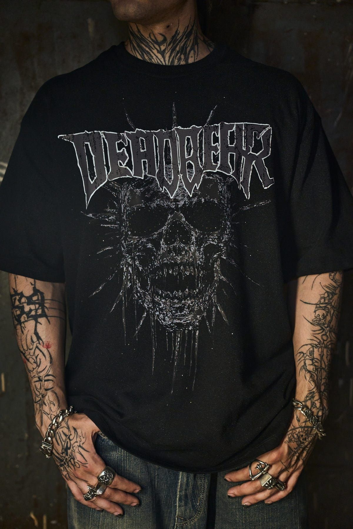 Spikehead Tee Black - image 8
