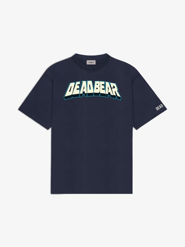 Deadbear — The Jazzbear Tee Navy Blue