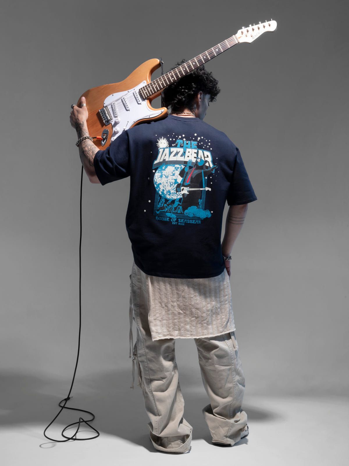 The Jazzbear Tee Navy Blue - image 3