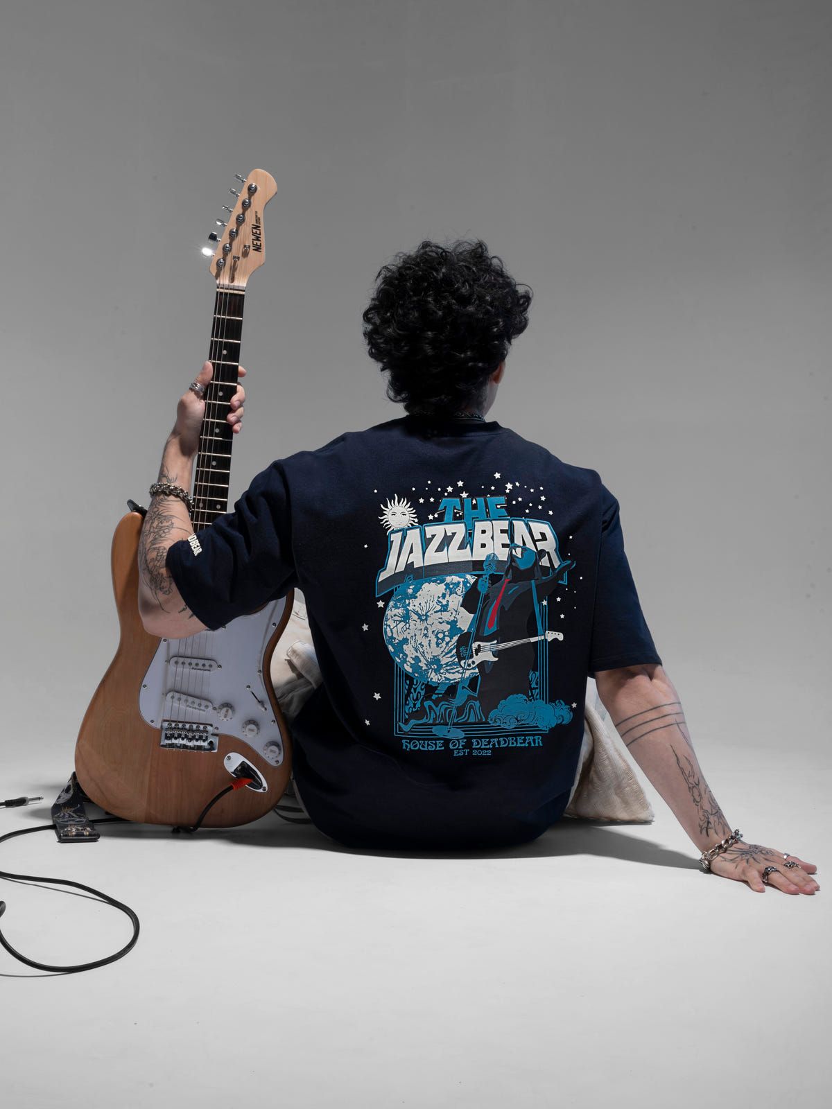 The Jazzbear Tee Navy Blue - image 5