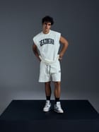 Distressed Cream White Tank view 7