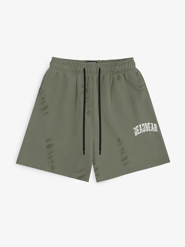 Deadbear — Distressed Olive Shorts