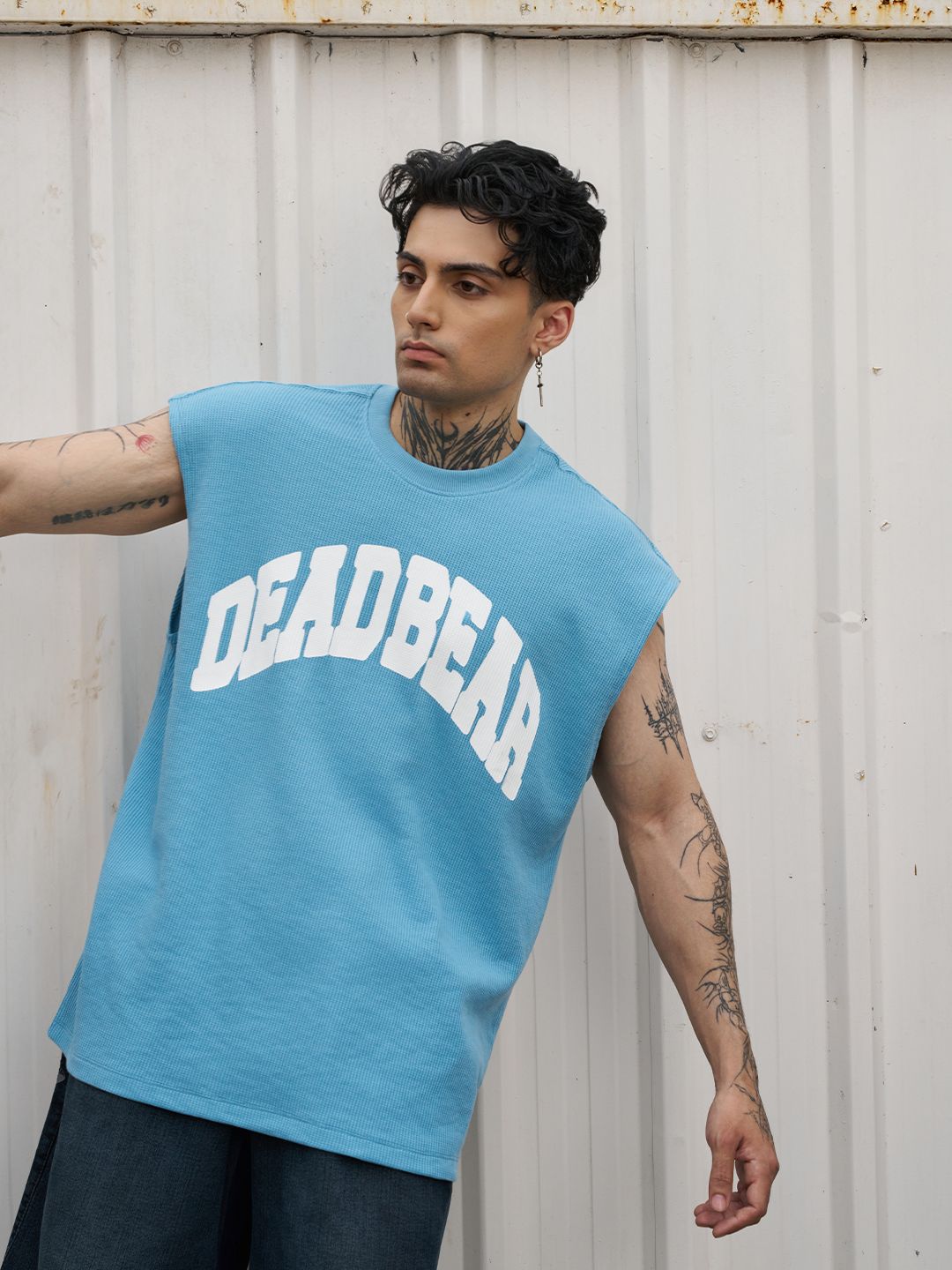 Waffle Tank Powder Blue - image 6