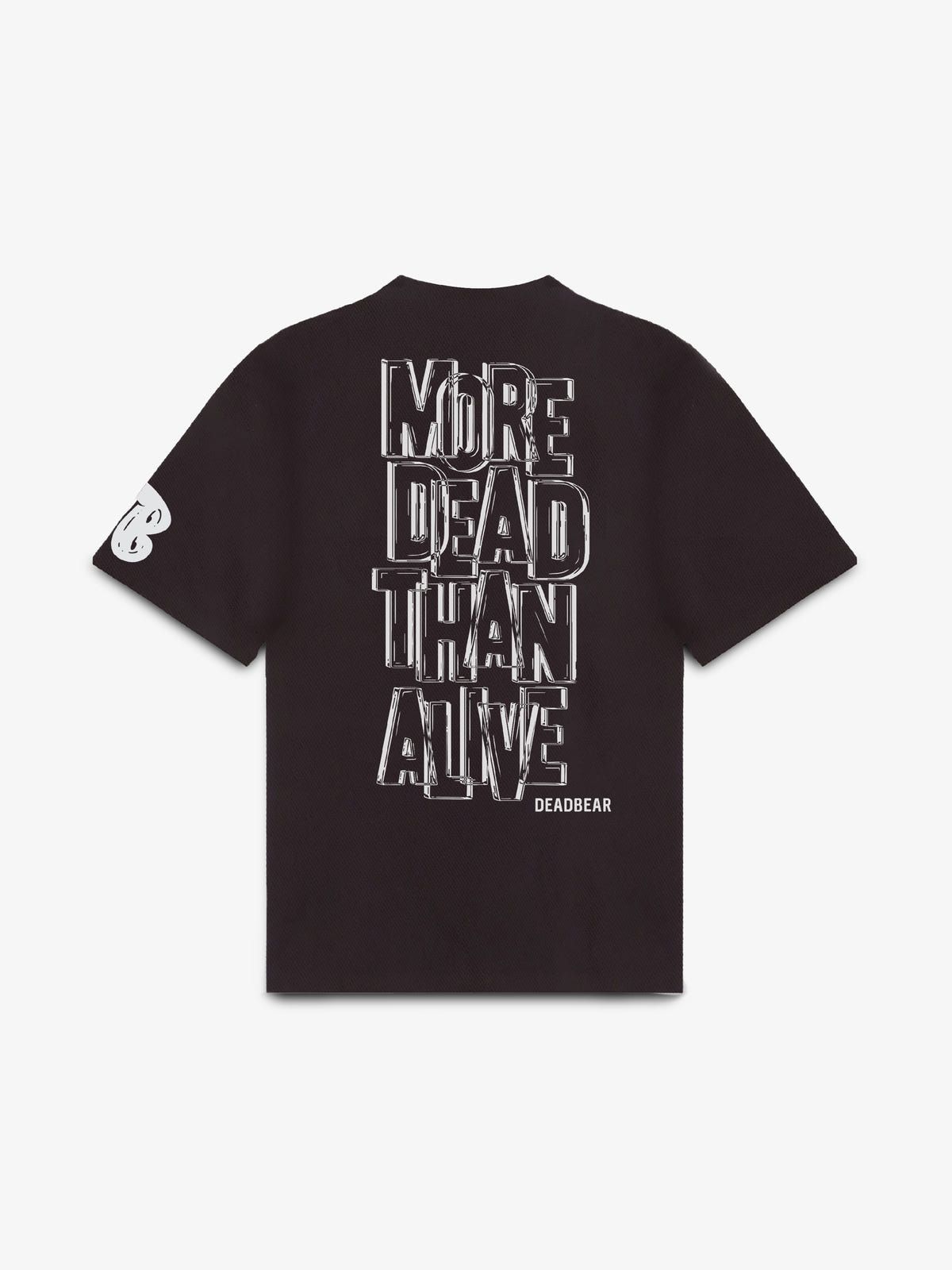 More Dead Than Alive Brown Tee - image 1