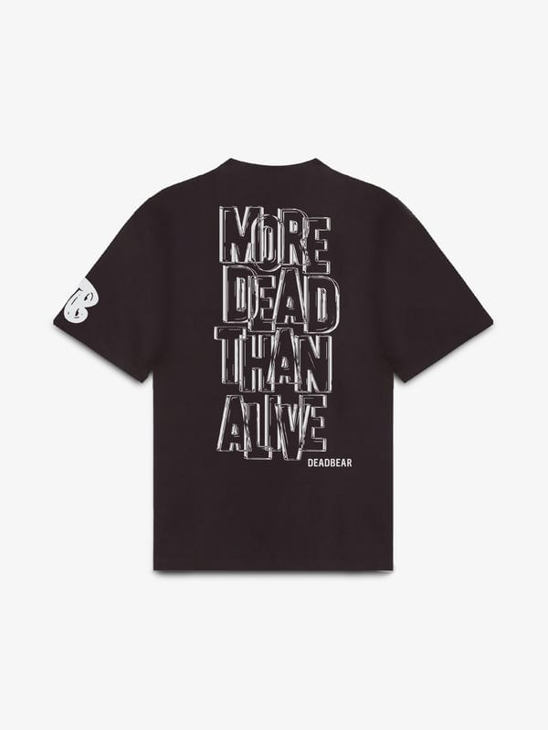 Deadbear — More Dead Than Alive Brown Tee