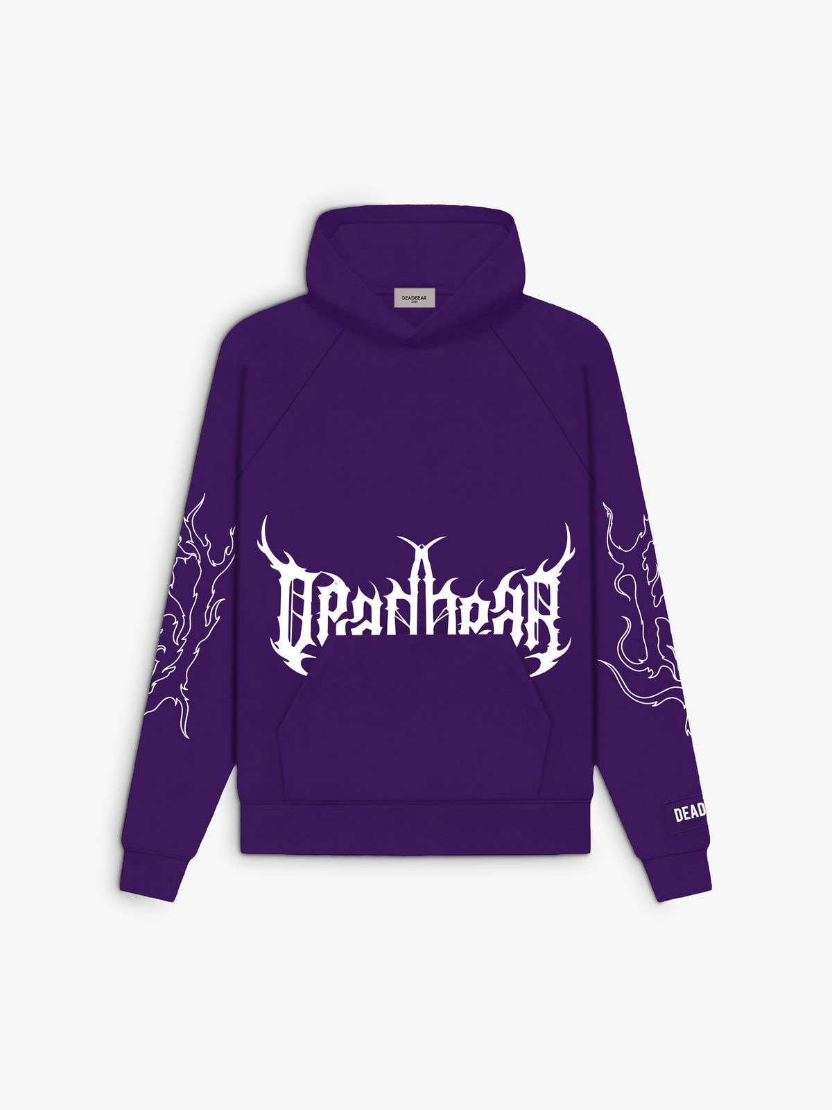 Flames Hoodie Purple - image 1