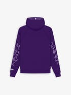 Flames Hoodie Purple view 2